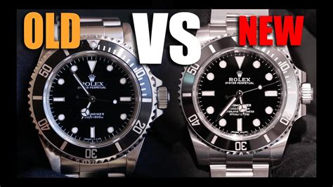 rolex submariner old vs new|rolex blue submariner 2022.